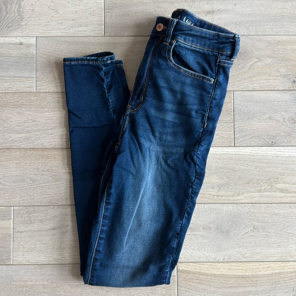 American Eagle’s Next Level Stretch Highest Rise Jegging Size 6 X-Long
